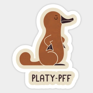 Platy-pff Sticker